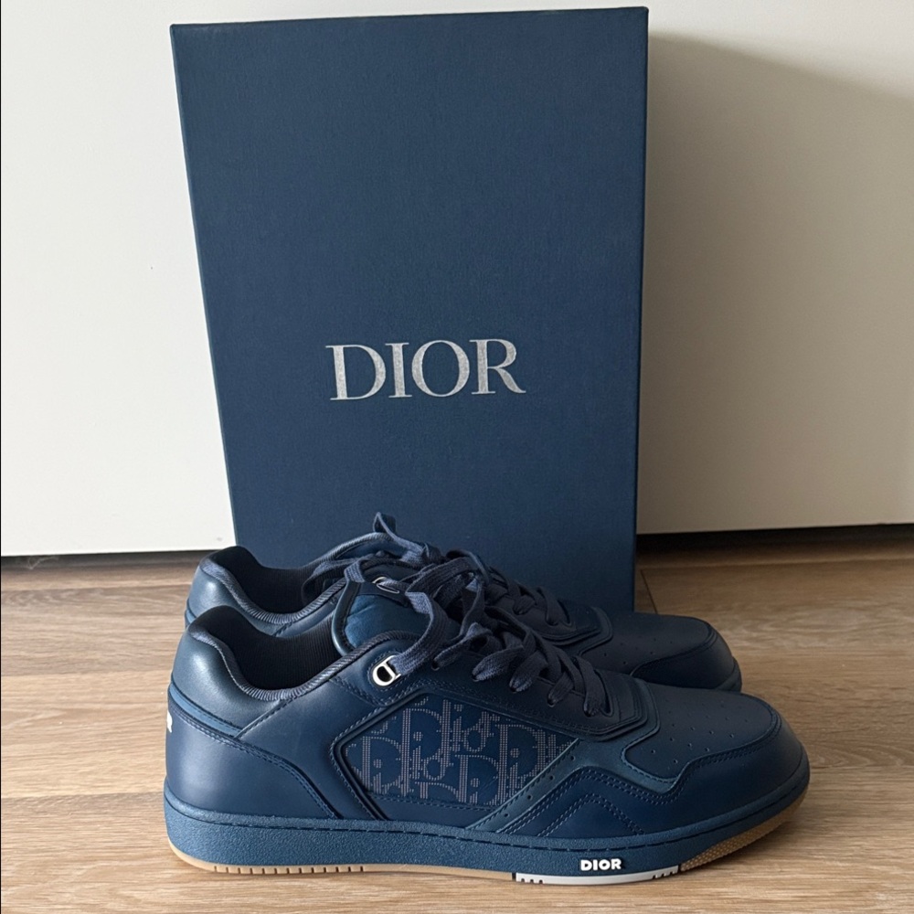 Dior Men's Deep Blue Sneakers